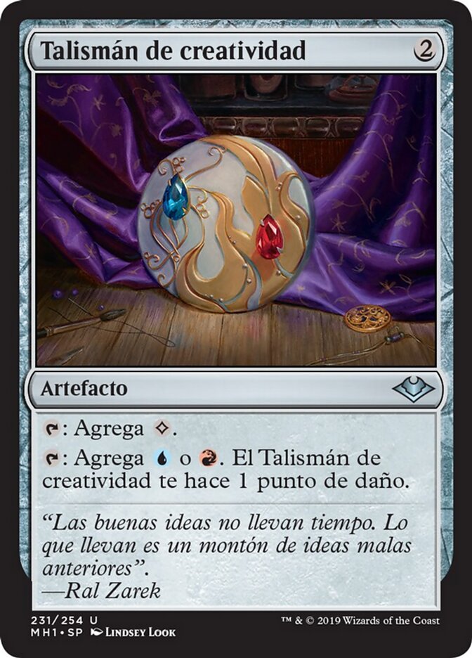 Talismán de creatividad
