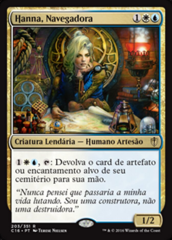 Hanna, Navegadora