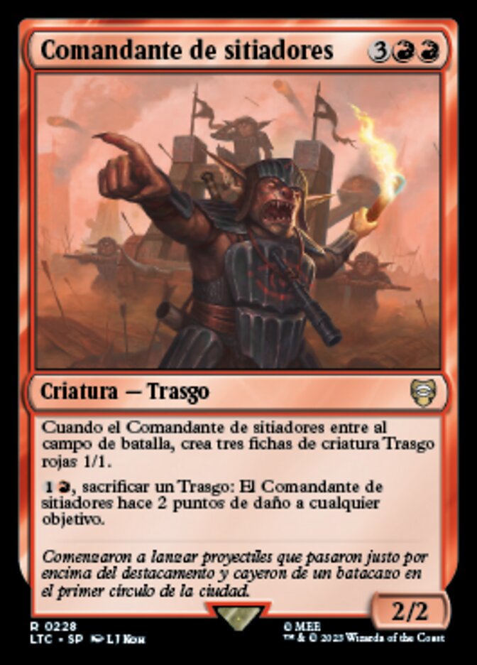 Comandante de sitiadores