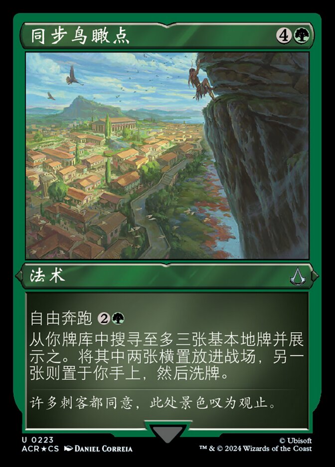 同步鸟瞰点