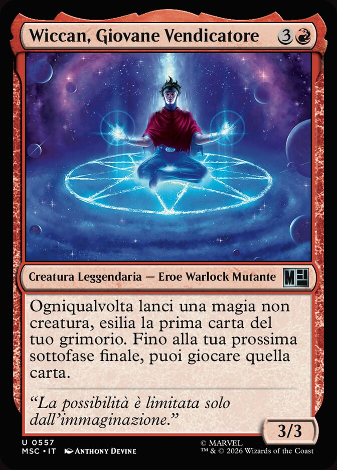 Wiccan, Giovane Vendicatore