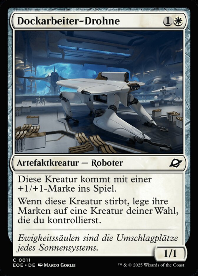 Dockarbeiter-Drohne