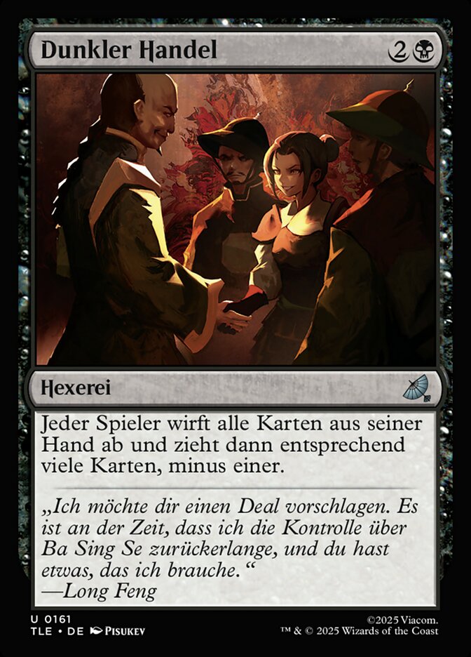 Dunkler Handel