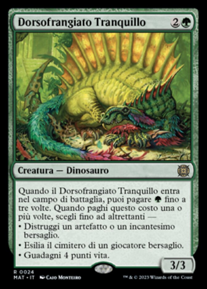 Dorsofrangiato Tranquillo