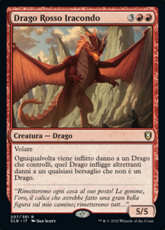Drago Rosso Iracondo
