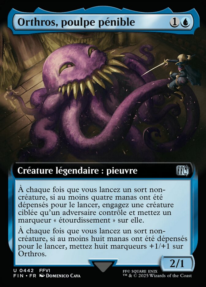 Orthros, poulpe pénible
