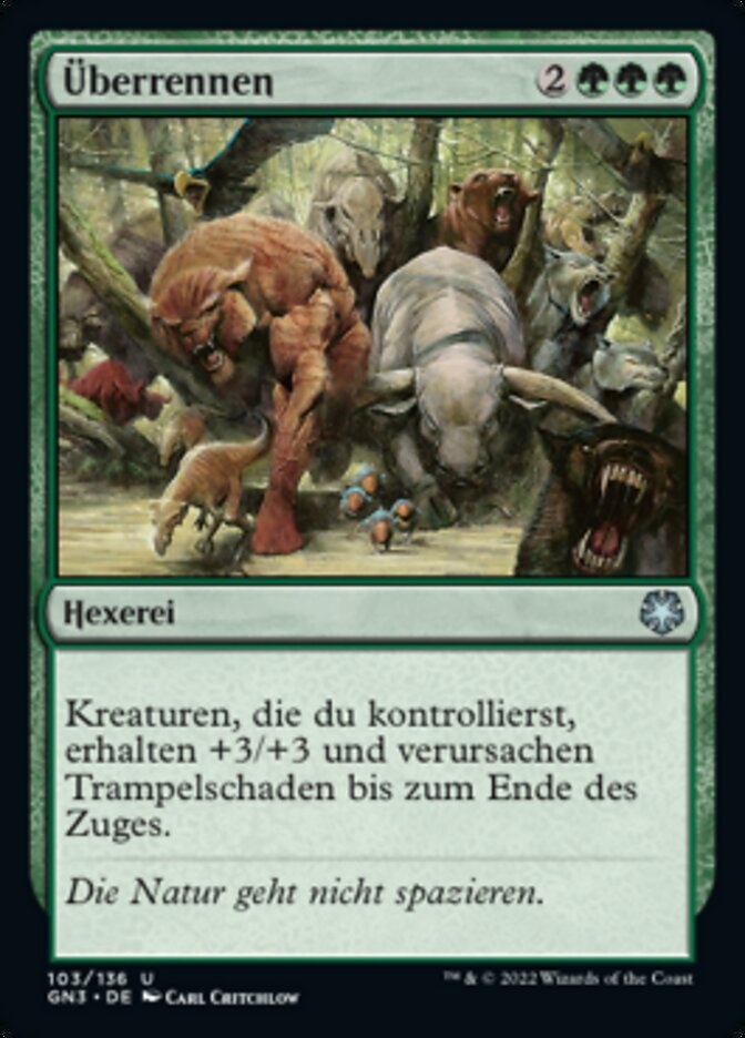 Überrennen