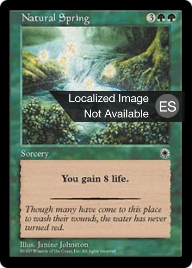 Manantial natural
