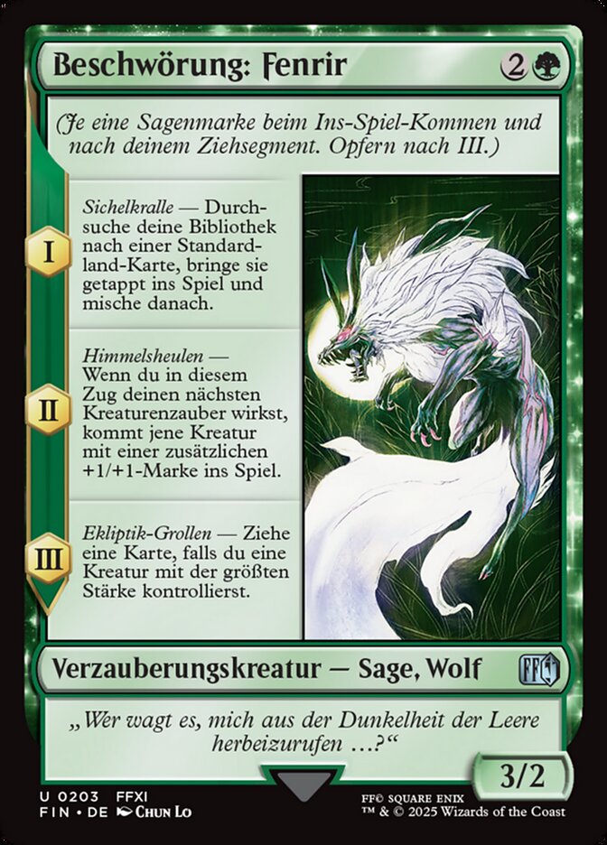 Beschwörung: Fenrir
