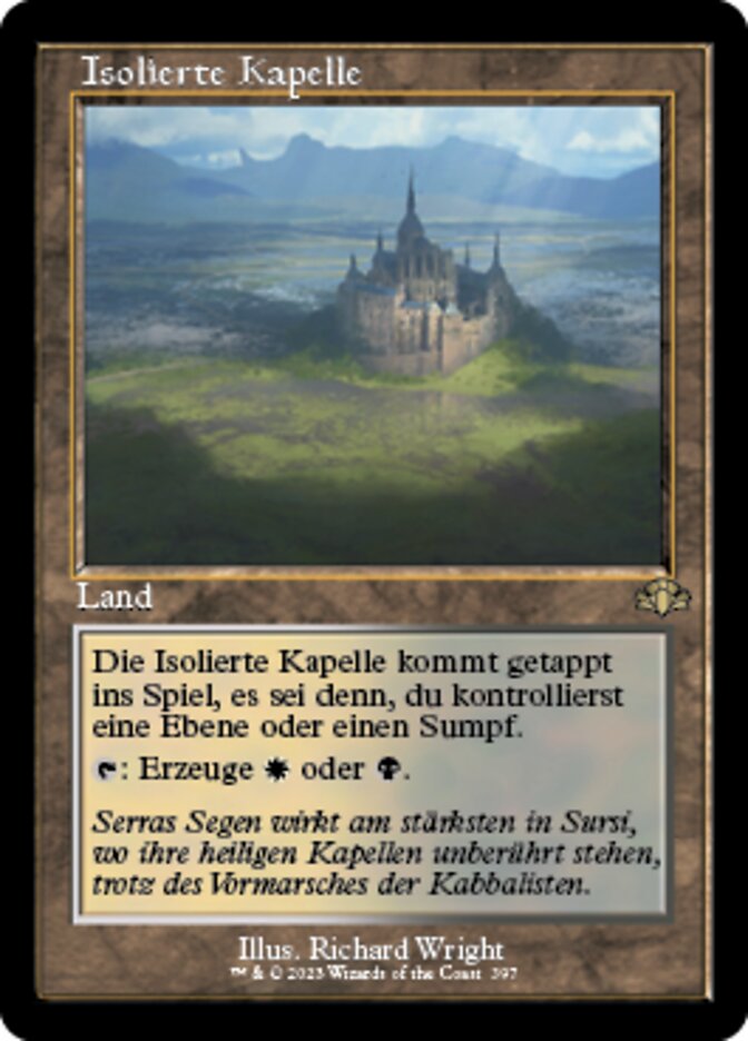 Isolierte Kapelle