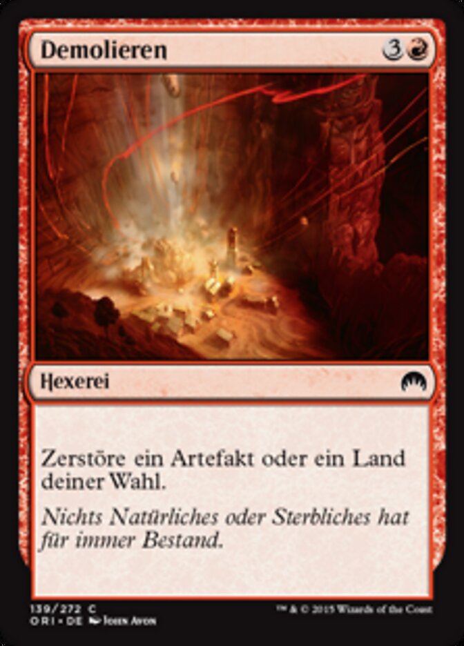 Demolieren