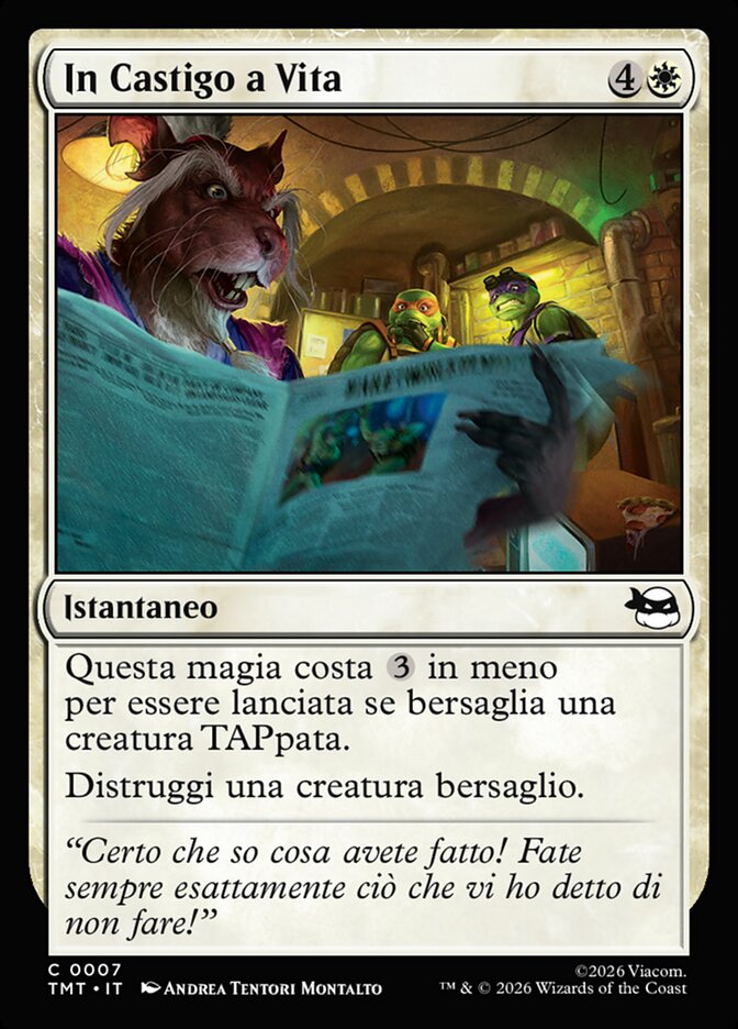 In Castigo a Vita
