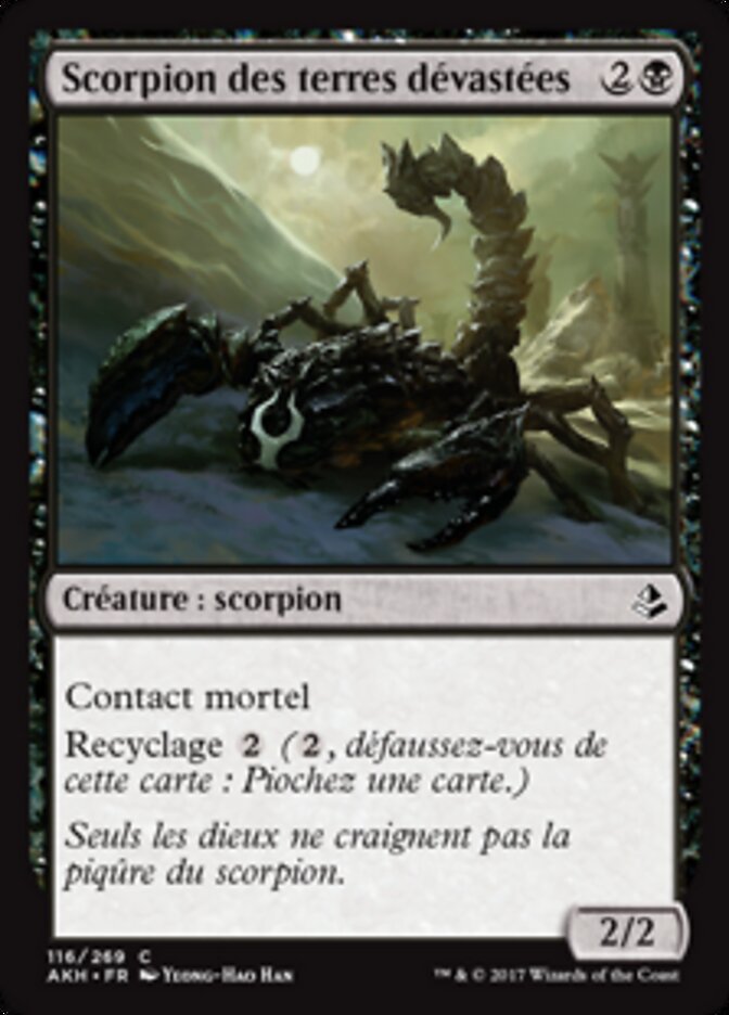 Scorpion des terres dévastées