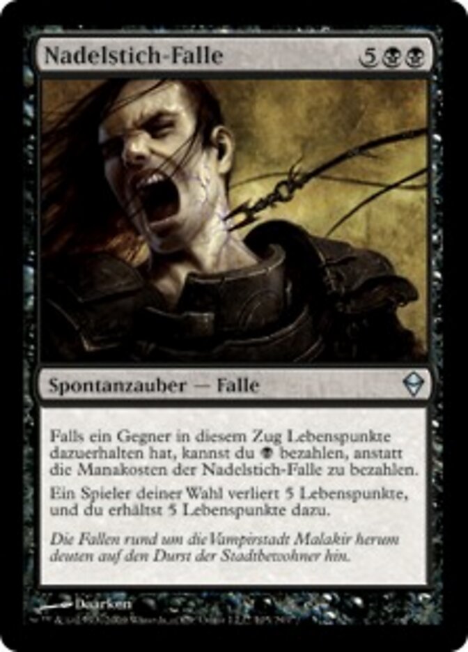 Nadelstich-Falle