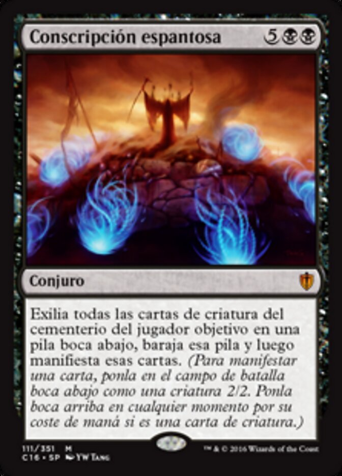Conscripción espantosa