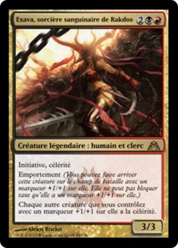 Exava, sorcière sanguinaire de Rakdos