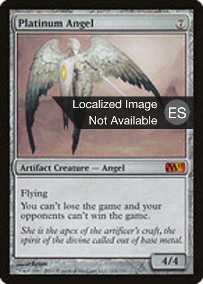 Ángel de platino
