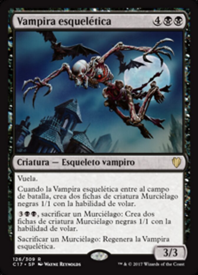 Vampira esquelética
