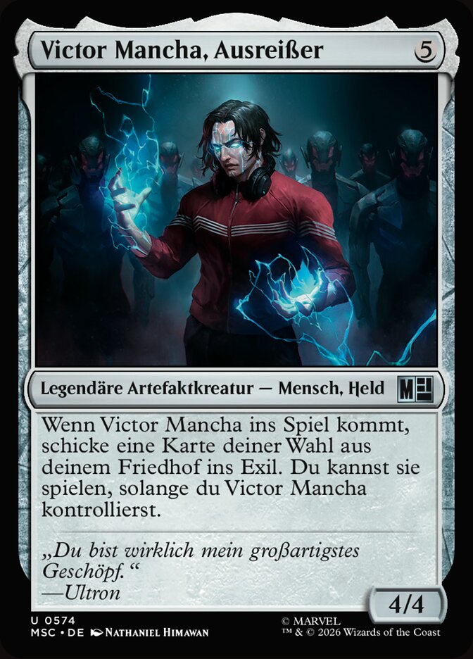 Victor Mancha, Ausreißer