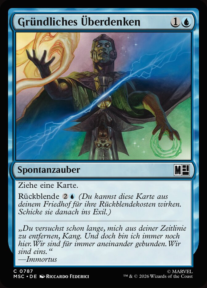 Gründliches Überdenken