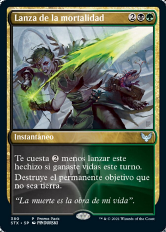 Lanza de la mortalidad