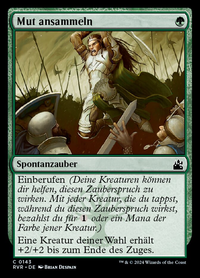 Mut ansammeln