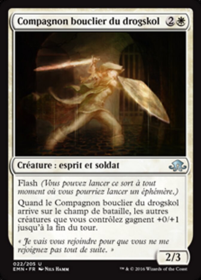 Compagnon bouclier du drogskol
