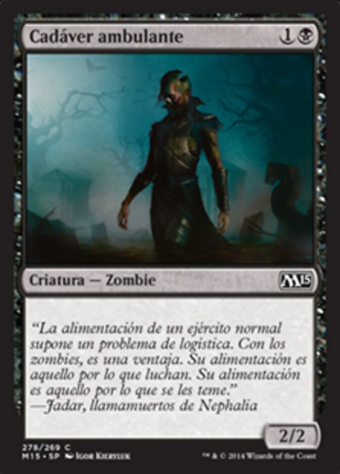 Cadáver ambulante