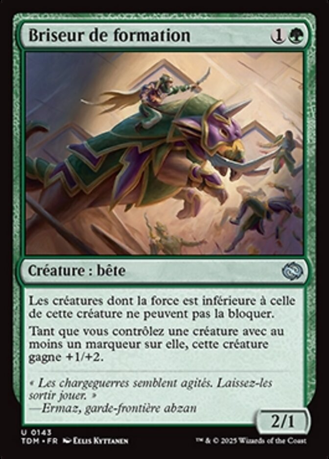 Briseur de formation