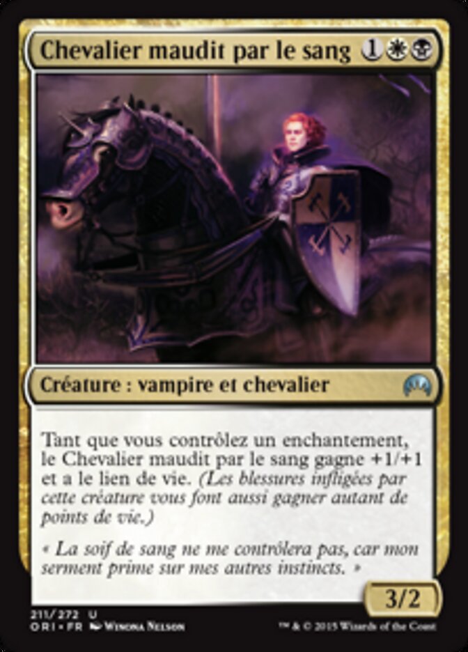 Chevalier maudit par le sang