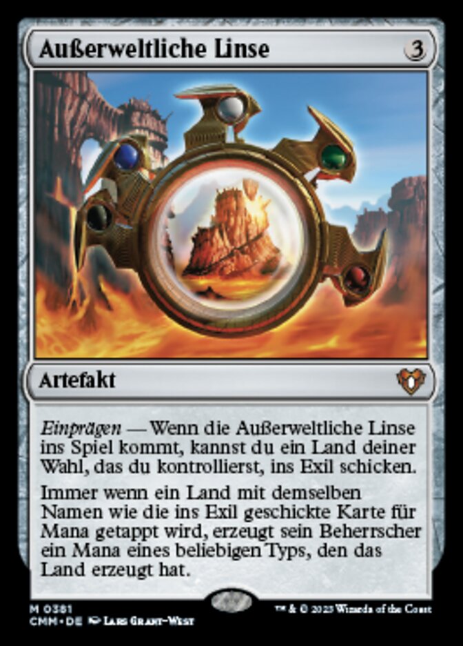 Außerweltliche Linse