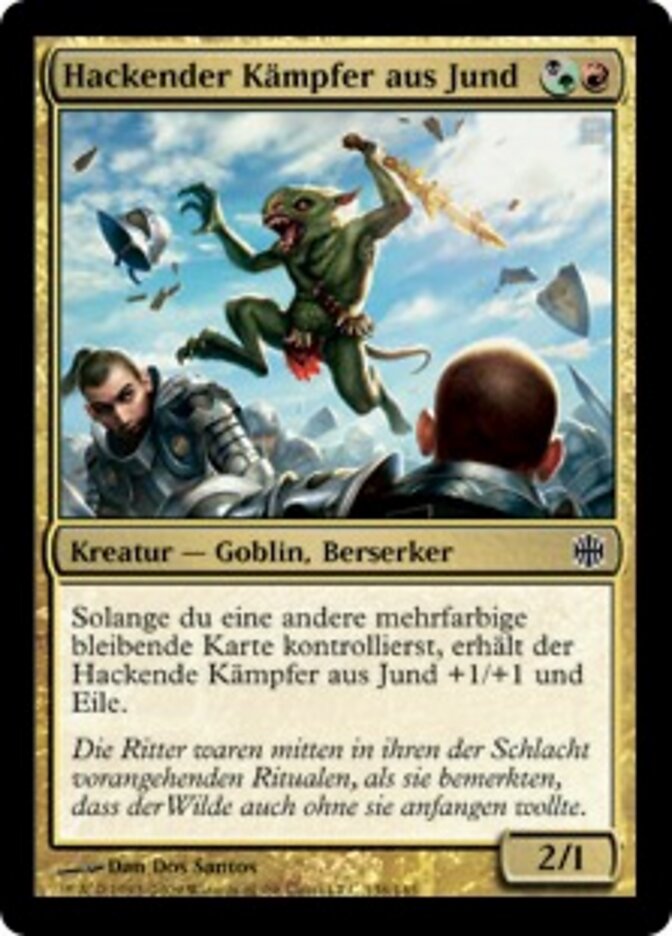 Hackender Kämpfer aus Jund