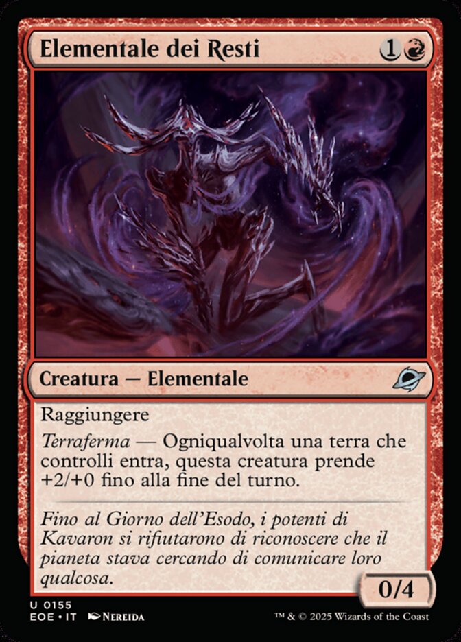 Elementale dei Resti