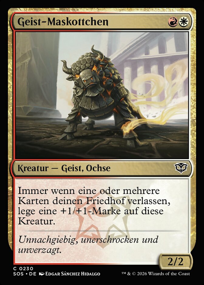 Geist-Maskottchen