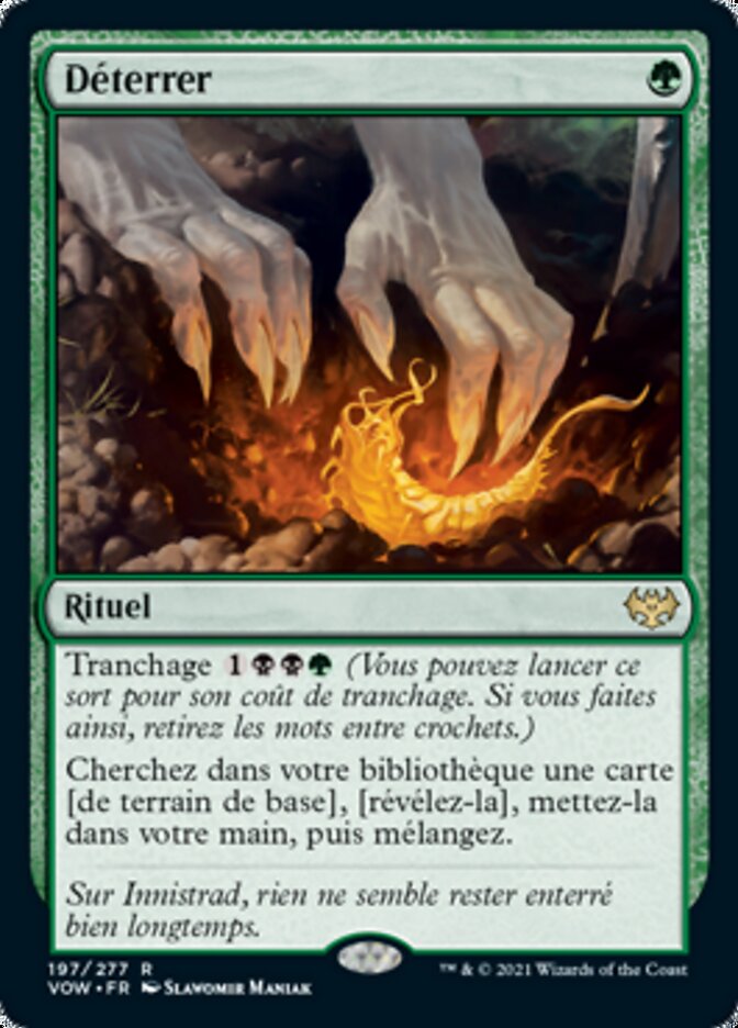 Déterrer