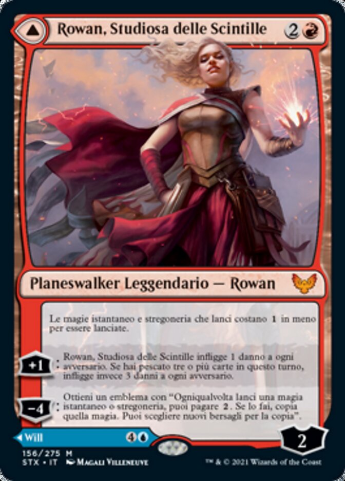 Rowan, Scholar of Sparks // Will, Scholar of Frost