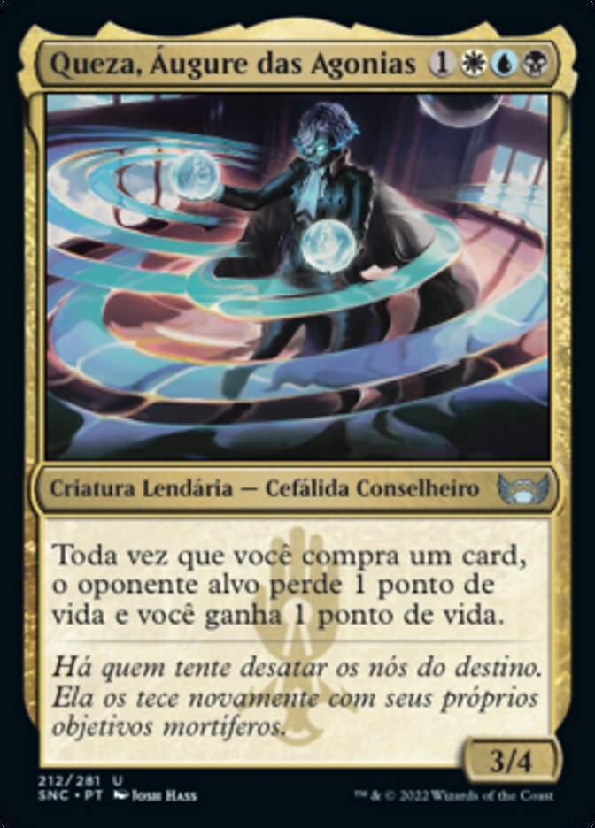 Queza, Áugure das Agonias
