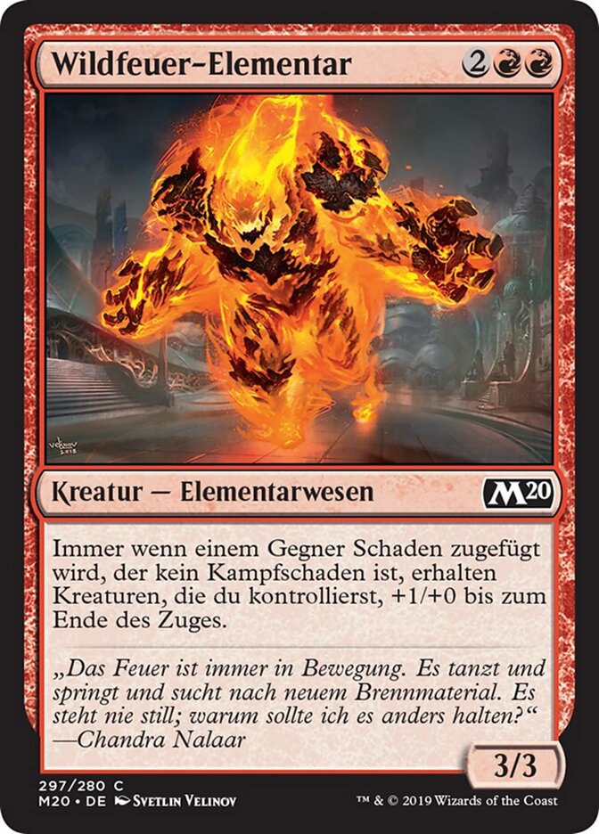Wildfeuer-Elementar