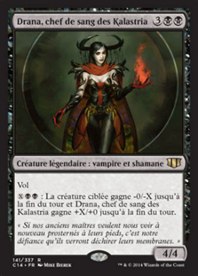 Drana, chef de sang des Kalastria