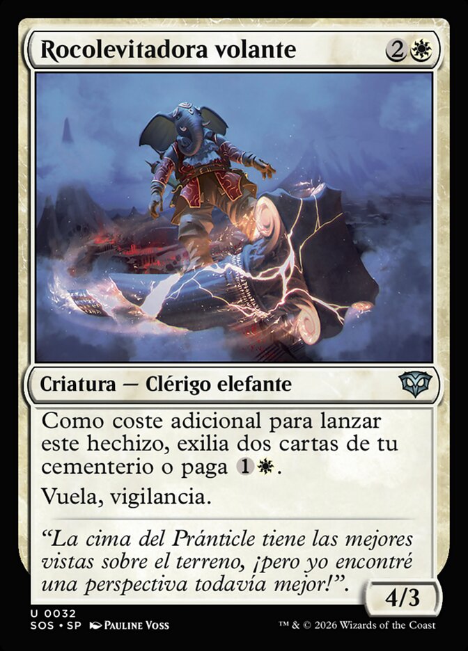 Rocolevitadora volante