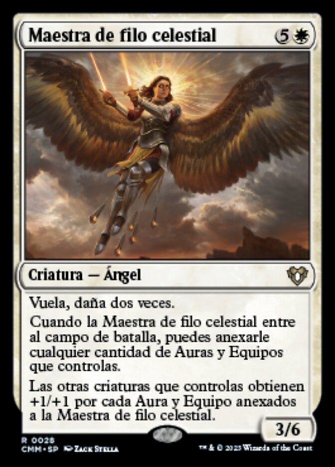 Maestra de filo celestial