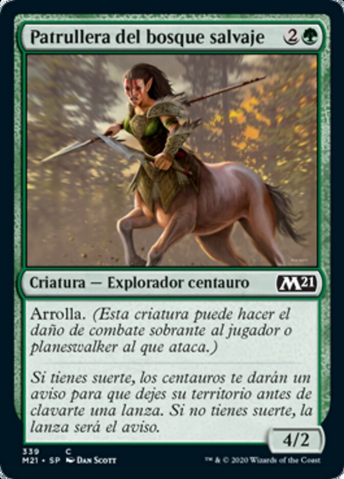 Patrullera del bosque salvaje