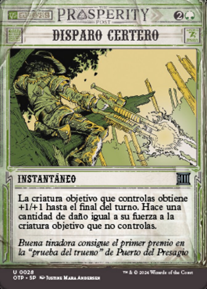 Disparo certero