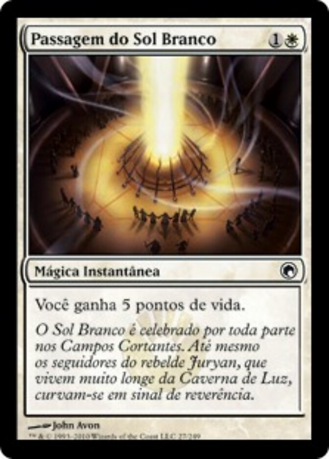Passagem do Sol Branco