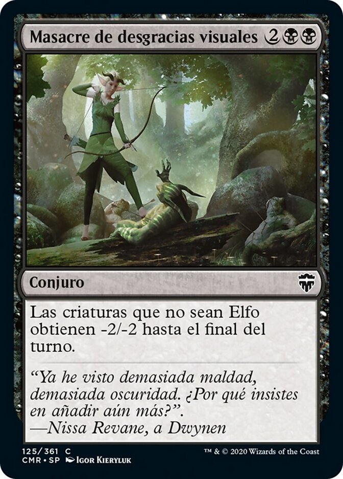 Masacre de desgracias visuales