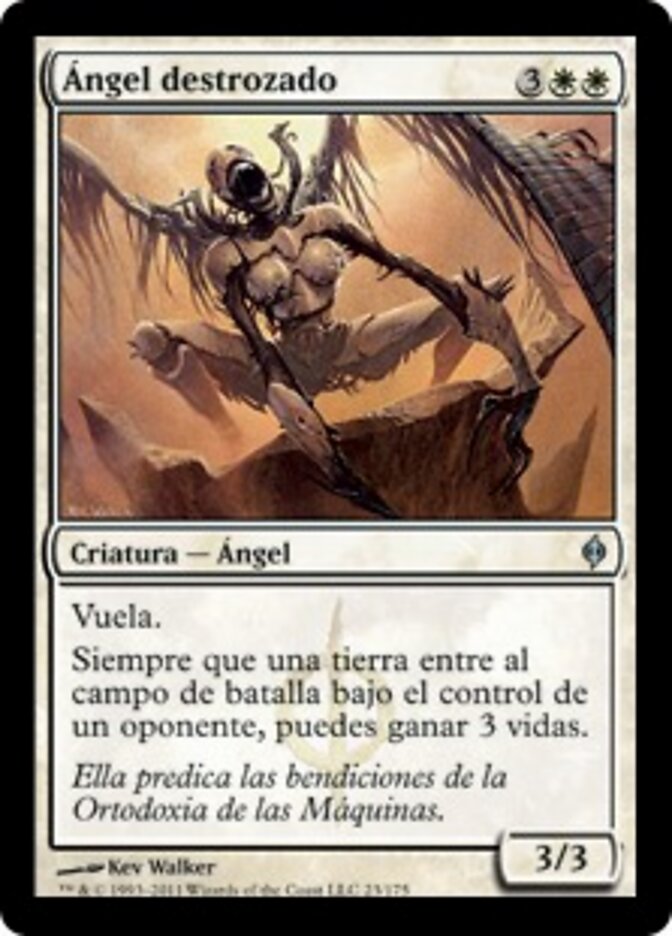 Ángel destrozado