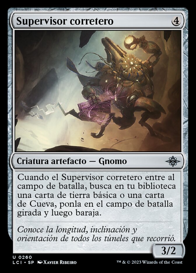Supervisor corretero