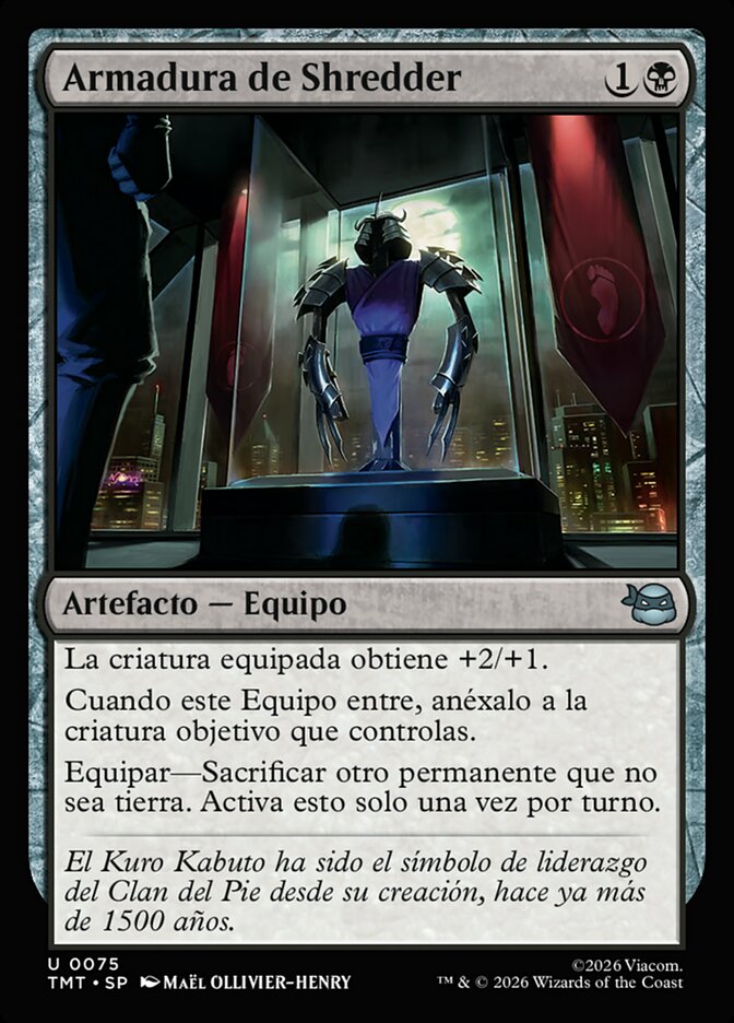 Armadura de Shredder