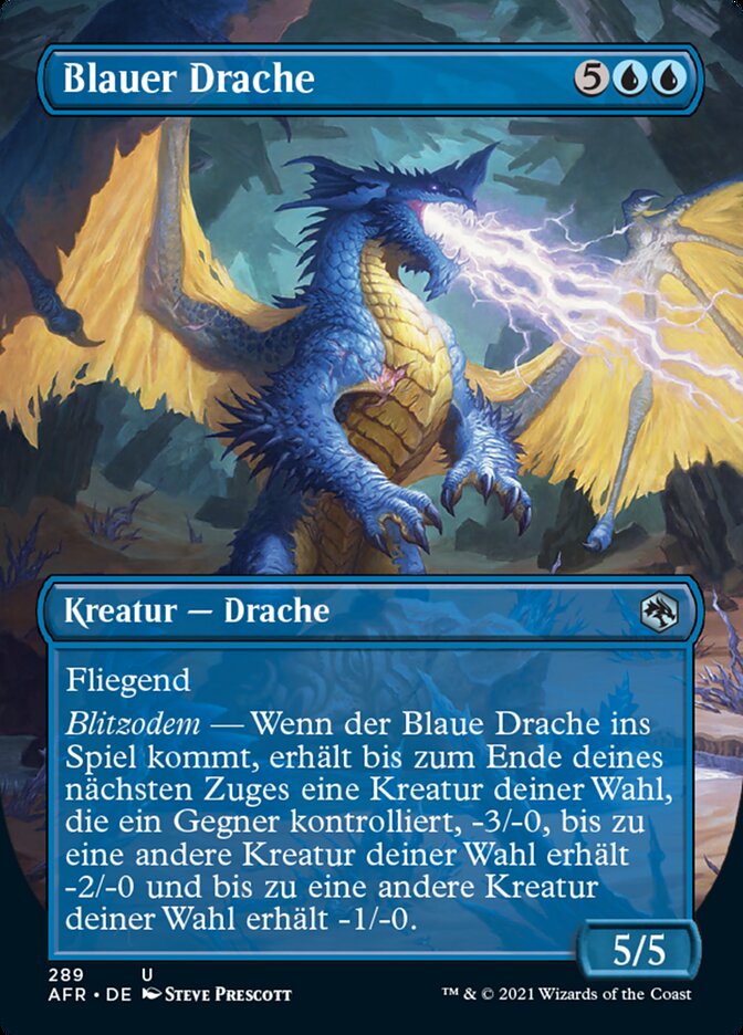 Blauer Drache