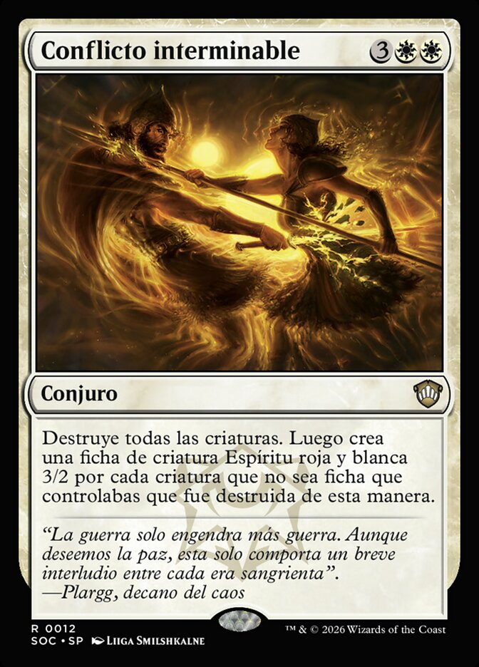 Conflicto interminable